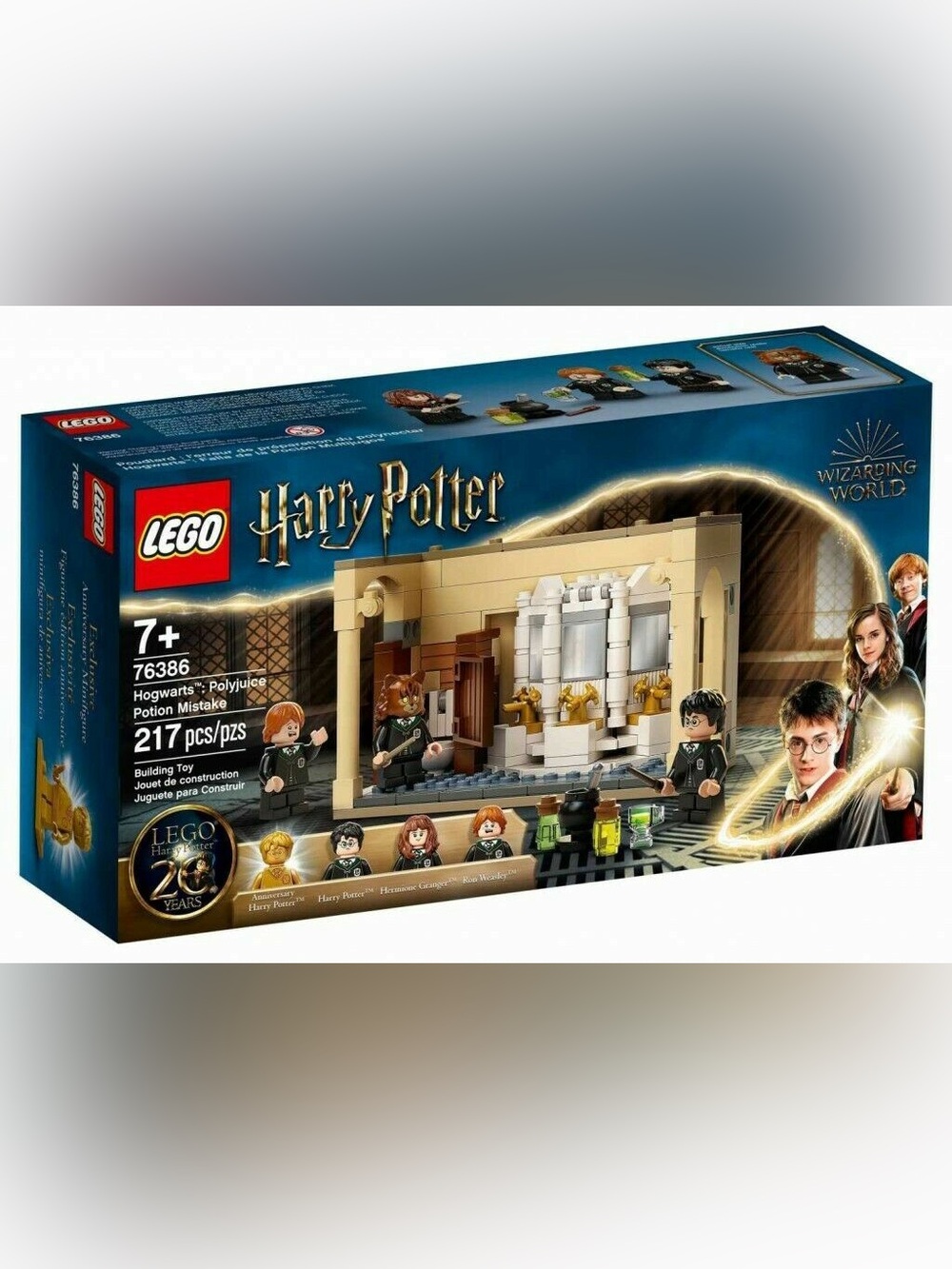 LEGO Harry Potter Hogwarts Polyjuice Potion Mistake 76386 Complete Set